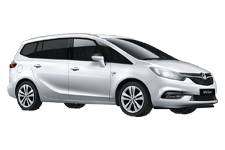 Car Hire Wellingborough - Vauxhall Zafira 7-Seater - Minibus hire Wellingborough